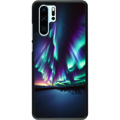 Huawei P30 Pro Case Hülle - Funkelndes Nordlicht