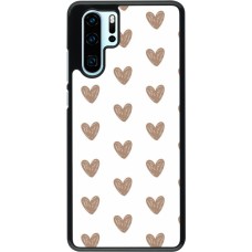 Huawei P30 Pro Case Hülle - Autumn 2024 brown hearts