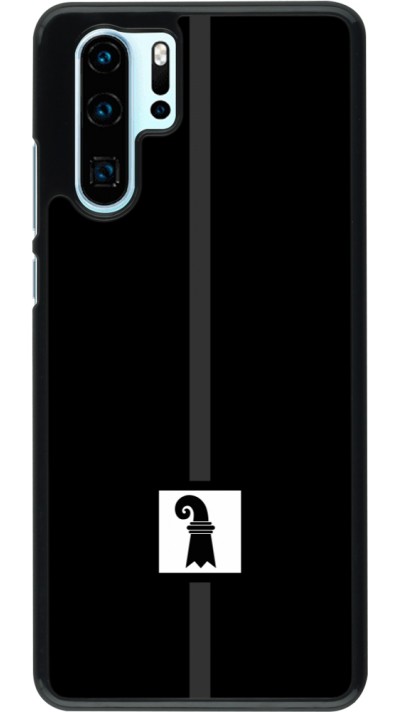 Huawei P30 Pro Case Hülle - Kanton BS schwarz