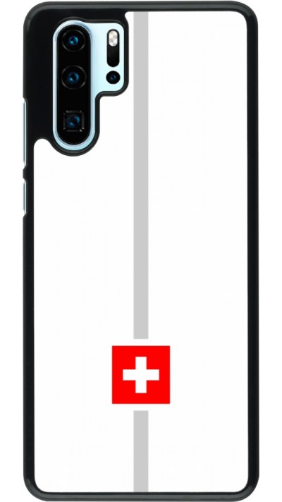 Huawei P30 Pro Case Hülle - Kanton CH weiss