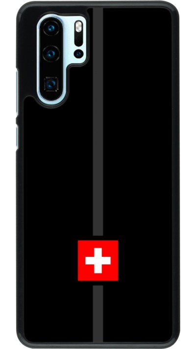 Huawei P30 Pro Case Hülle - Kanton CH schwarz
