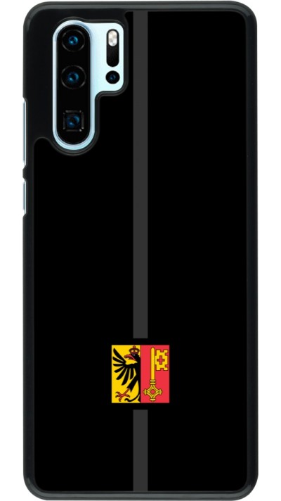 Huawei P30 Pro Case Hülle - Kanton GE schwarz