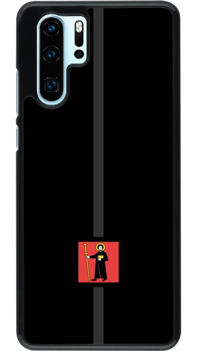Huawei P30 Pro Case Hülle - Kanton GL schwarz