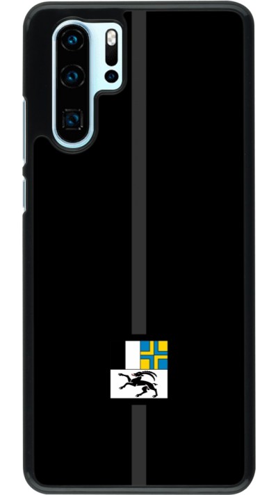 Huawei P30 Pro Case Hülle - Kanton GR schwarz