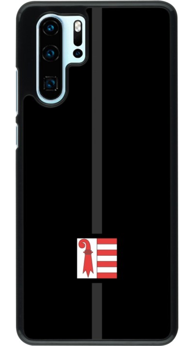 Huawei P30 Pro Case Hülle - Kanton JU schwarz