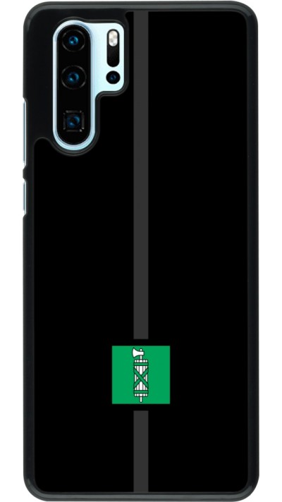 Huawei P30 Pro Case Hülle - Kanton SG schwarz