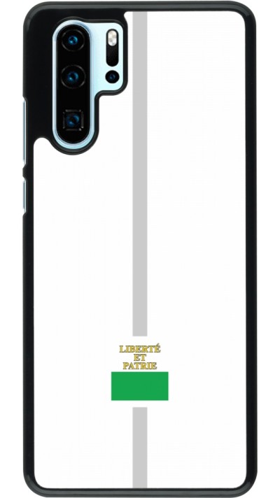 Huawei P30 Pro Case Hülle - Kanton VD weiss
