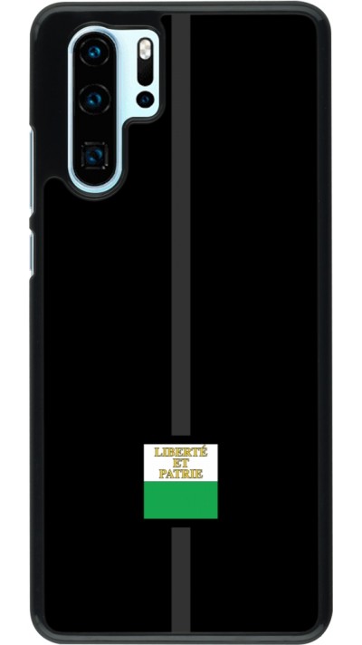 Huawei P30 Pro Case Hülle - Kanton VD schwarz