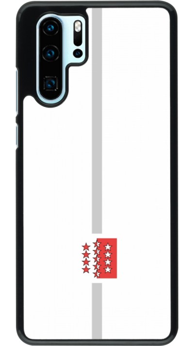 Huawei P30 Pro Case Hülle - Kanton VS weiss