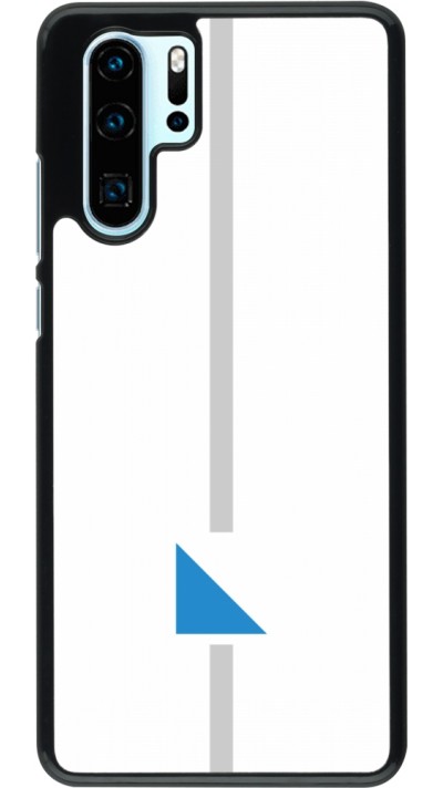 Huawei P30 Pro Case Hülle - Kanton ZH weiss