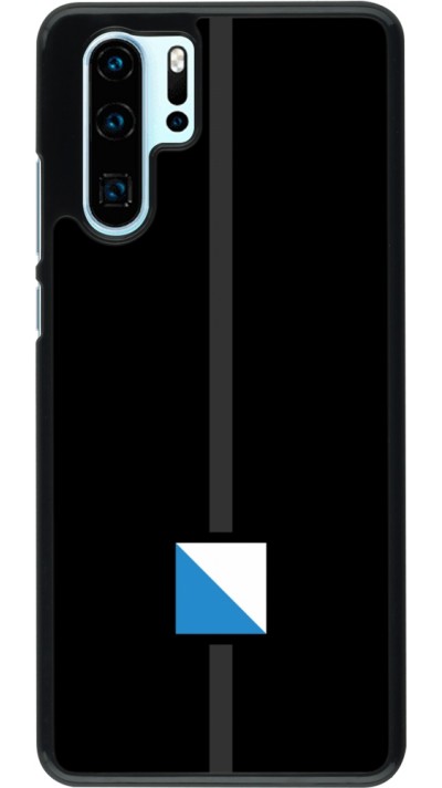 Huawei P30 Pro Case Hülle - Kanton ZH schwarz