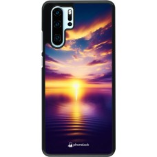 Huawei P30 Pro Case Hülle - Sonnenuntergang gelb violett