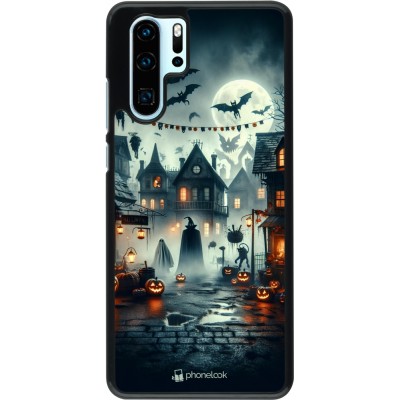Huawei P30 Pro Case Hülle - Halloween Spukstadt