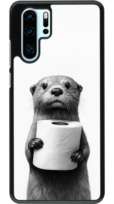 Huawei P30 Pro Case Hülle - Otter Toilettenpapier