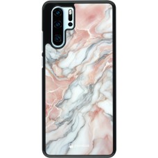 Huawei P30 Pro Case Hülle - Rosa Leuchtender Marmor