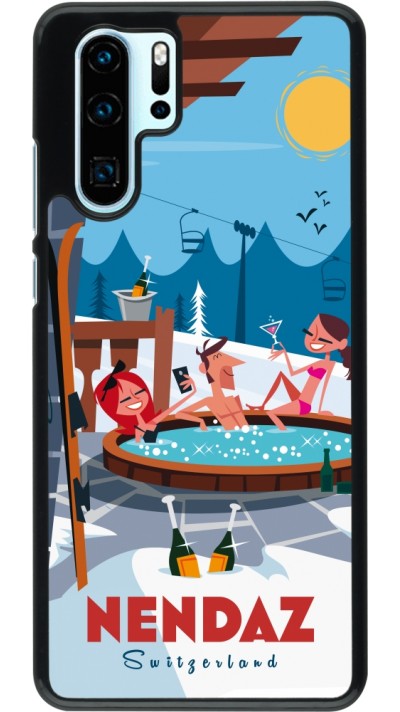 Huawei P30 Pro Case Hülle - Nendaz Mountain Jacuzzi
