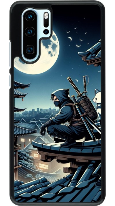 Huawei P30 Pro Case Hülle - Ninja unter dem Mond