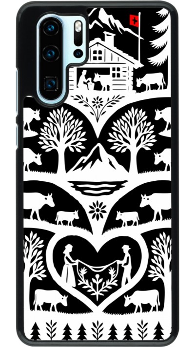 Huawei P30 Pro Case Hülle - Poya Schweiz 2 schwarz