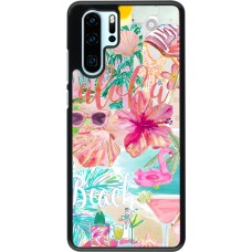 Huawei P30 Pro Case Hülle - Preppy Collage Aloha