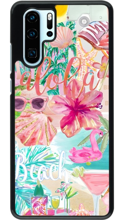 Huawei P30 Pro Case Hülle - Preppy Collage Aloha