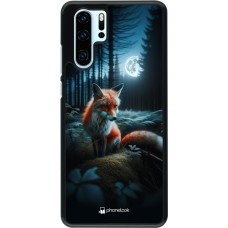 Huawei P30 Pro Case Hülle - Fuchs Mond Wald