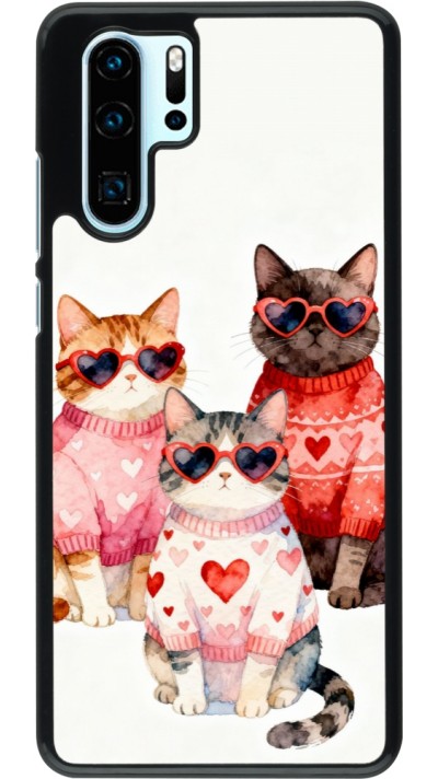 Huawei P30 Pro Case Hülle - Saint Valentines Day 26 Cat Love
