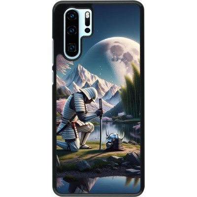 Huawei P30 Pro Case Hülle - Samurai Katana Mond