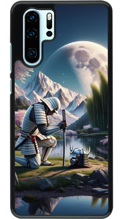 Huawei P30 Pro Case Hülle - Samurai Katana Mond