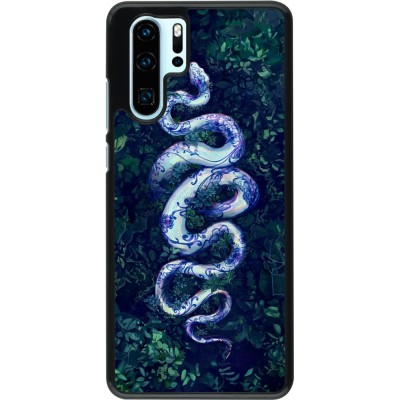 Huawei P30 Pro Case Hülle - Snake Blue Anaconda