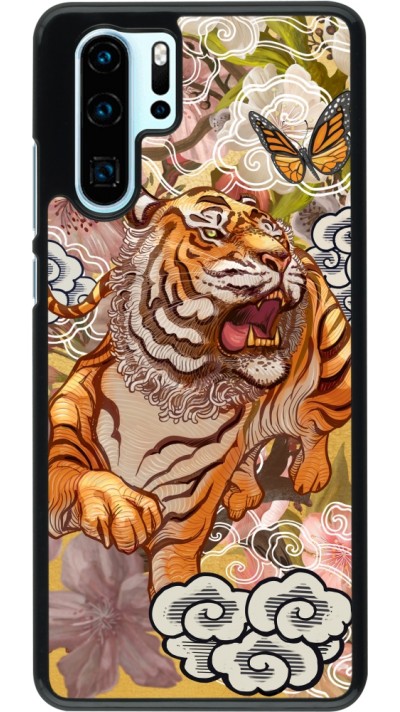 Huawei P30 Pro Case Hülle - Spring 23 japanese tiger