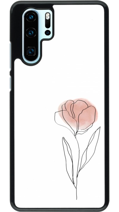 Huawei P30 Pro Case Hülle - Spring 23 minimalist flower