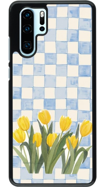 Coque Huawei P30 Pro - Blue vichy tulips Spring 2026