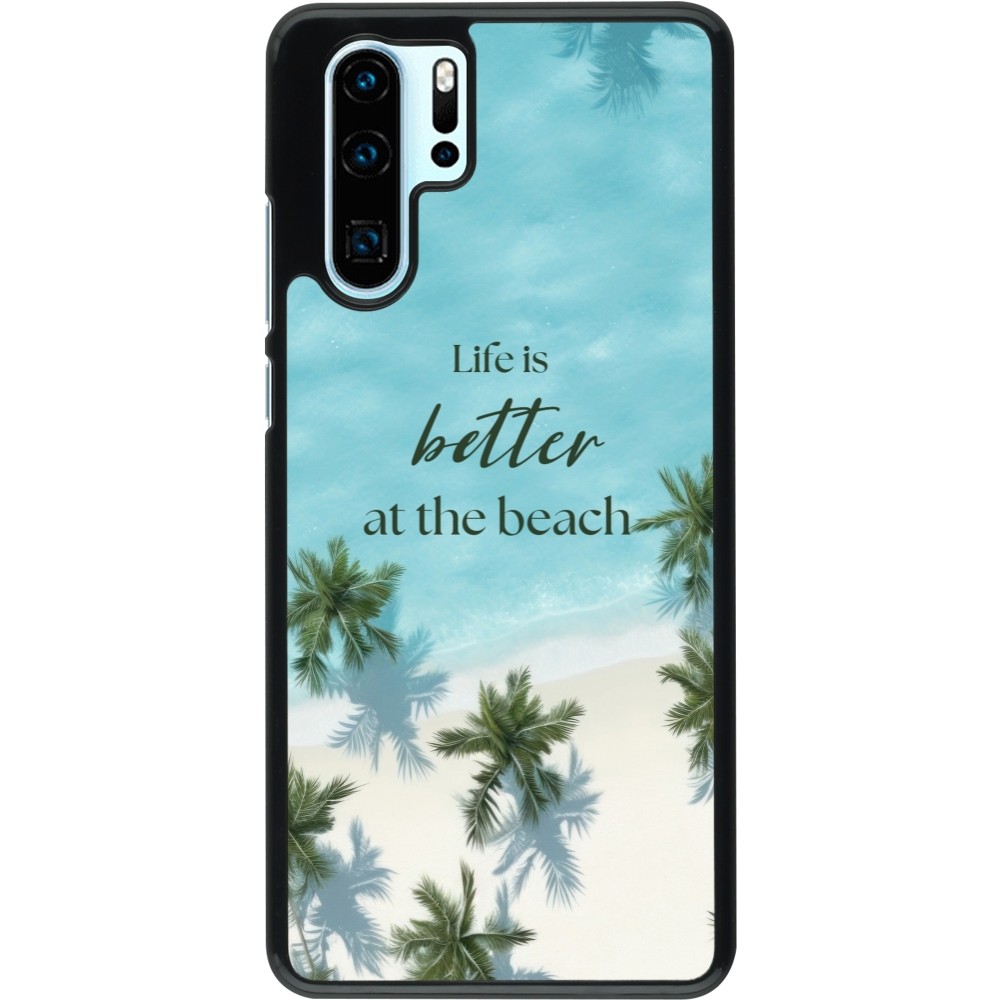 Huawei P30 Pro Case Hülle - Summer 2025 Life is better at the beach
