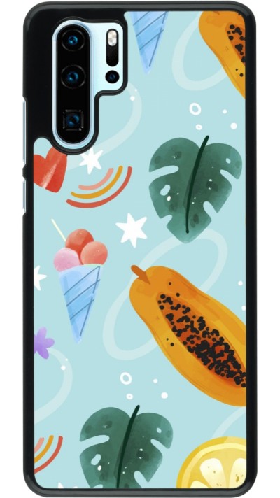 Huawei P30 Pro Case Hülle - Summer 2025 Pattern papaya