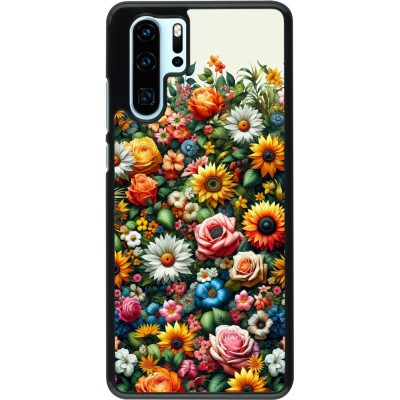 Huawei P30 Pro Case Hülle - Sommer Blumenmuster