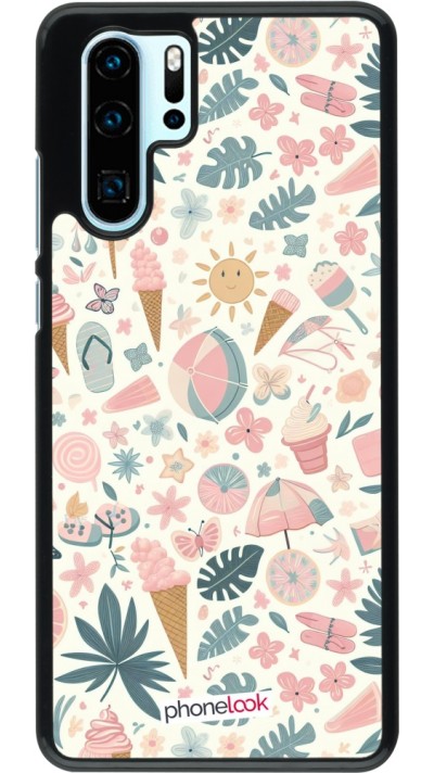Huawei P30 Pro Case Hülle - Sommer Pink Muster