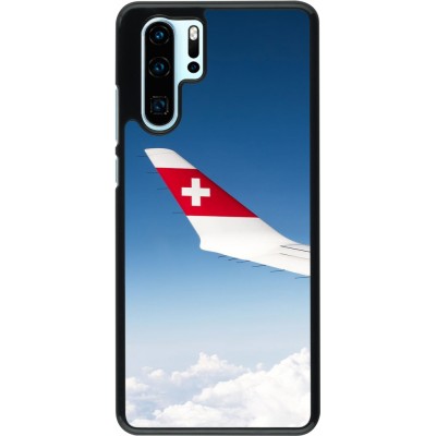 Huawei P30 Pro Case Hülle -  Schweizer Nationalfeiertag Sky Swiss Flag