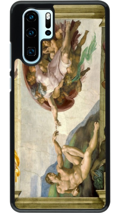 Huawei P30 Pro Case Hülle - Kunstbild - Die Erschaffung Adams - Michelangelo
