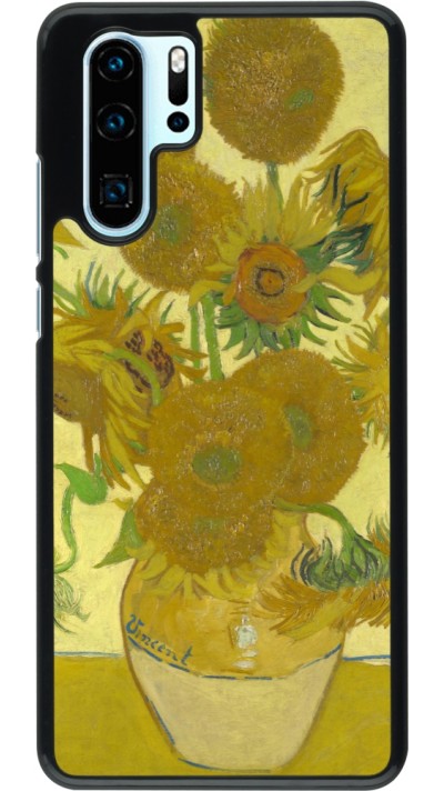 Huawei P30 Pro Case Hülle - Kunstbild - Sonnenblumen  - Van Gogh