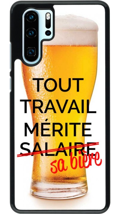 Hülle Huawei P30 Pro - Tout travail mérite sa bière