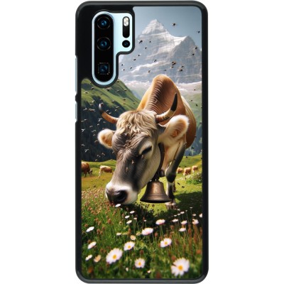 Huawei P30 Pro Case Hülle - Kuh Berg Wallis