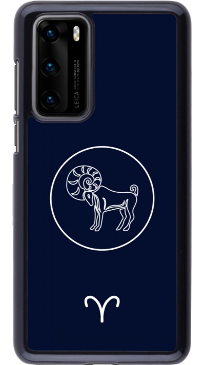 Huawei P40 Case Hülle - Astrologie Widder