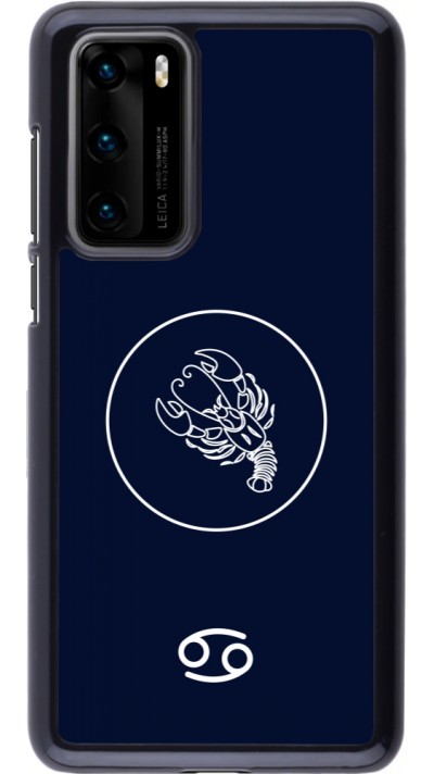 Huawei P40 Case Hülle - Astrologie Krebs