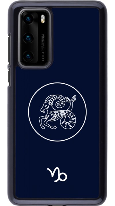 Huawei P40 Case Hülle - Astrologie Steinbock