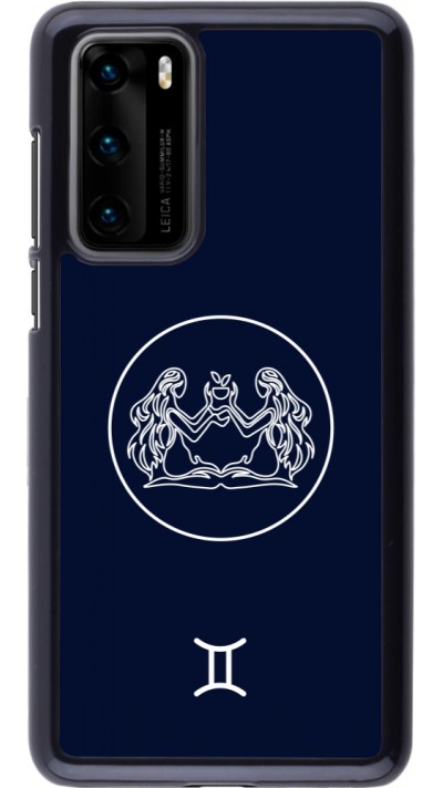 Huawei P40 Case Hülle - Astrologie Zwillinge