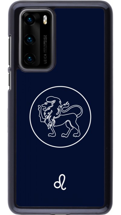 Huawei P40 Case Hülle - Astrologie Löwe