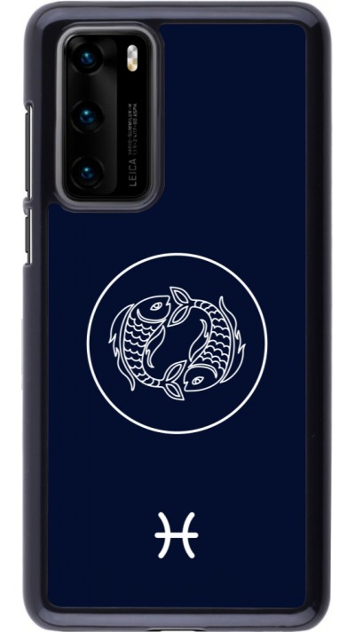 Huawei P40 Case Hülle - Astrologie Fische
