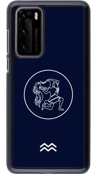 Huawei P40 Case Hülle - Astrologie Wassermann