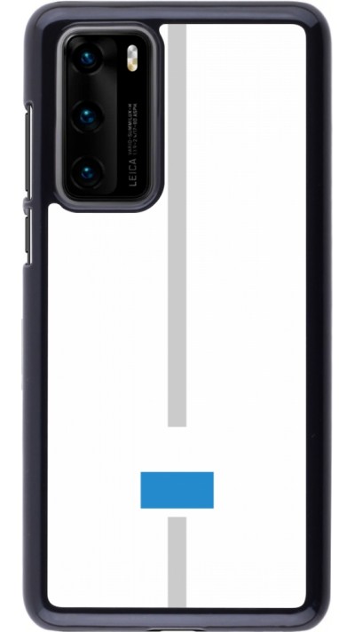Huawei P40 Case Hülle - Kanton LU weiss