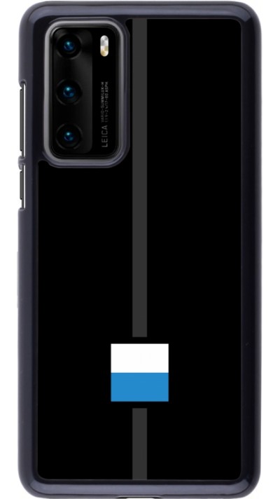 Huawei P40 Case Hülle - Kanton LU schwarz